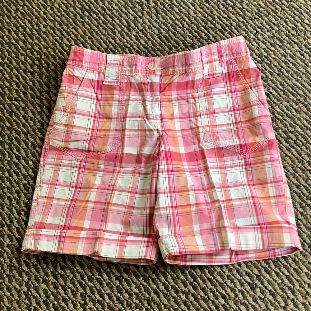 Style & Co Women’s plaid shorts Size 6 Petite like new
